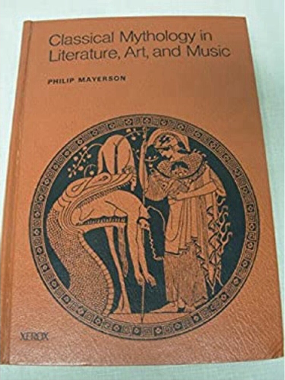 Classical Mythology in Literature Art and Music Philip Mayerson Hardcover 105WH